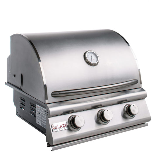 Blaze Prelude LBM 25-Inch 3-Burner Built-In Grill BLZ-3LBM