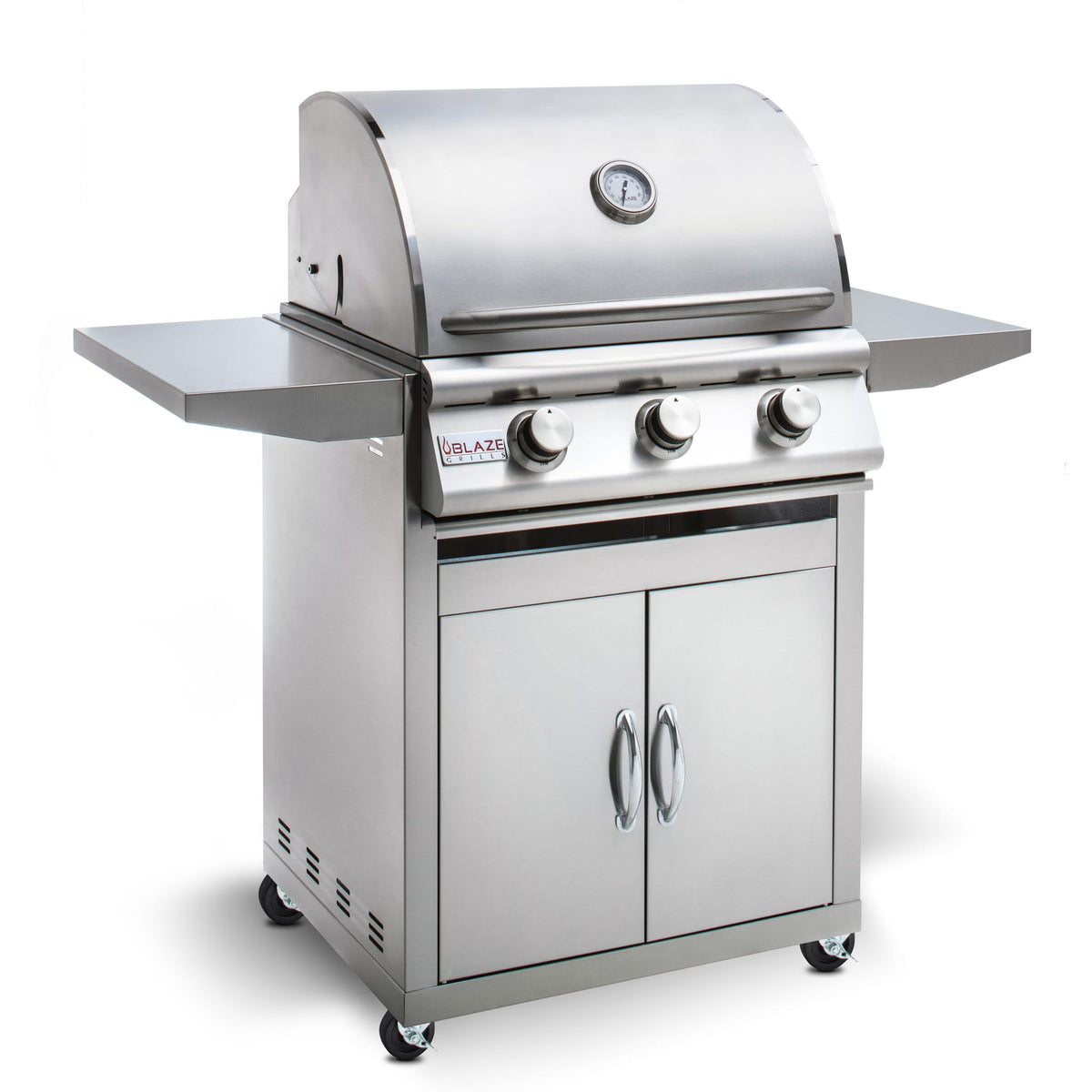 Blaze Prelude LBM 25-Inch 3-Burner Grill BLZ-3LBM+ BLZ-3-CART-SC, view 2