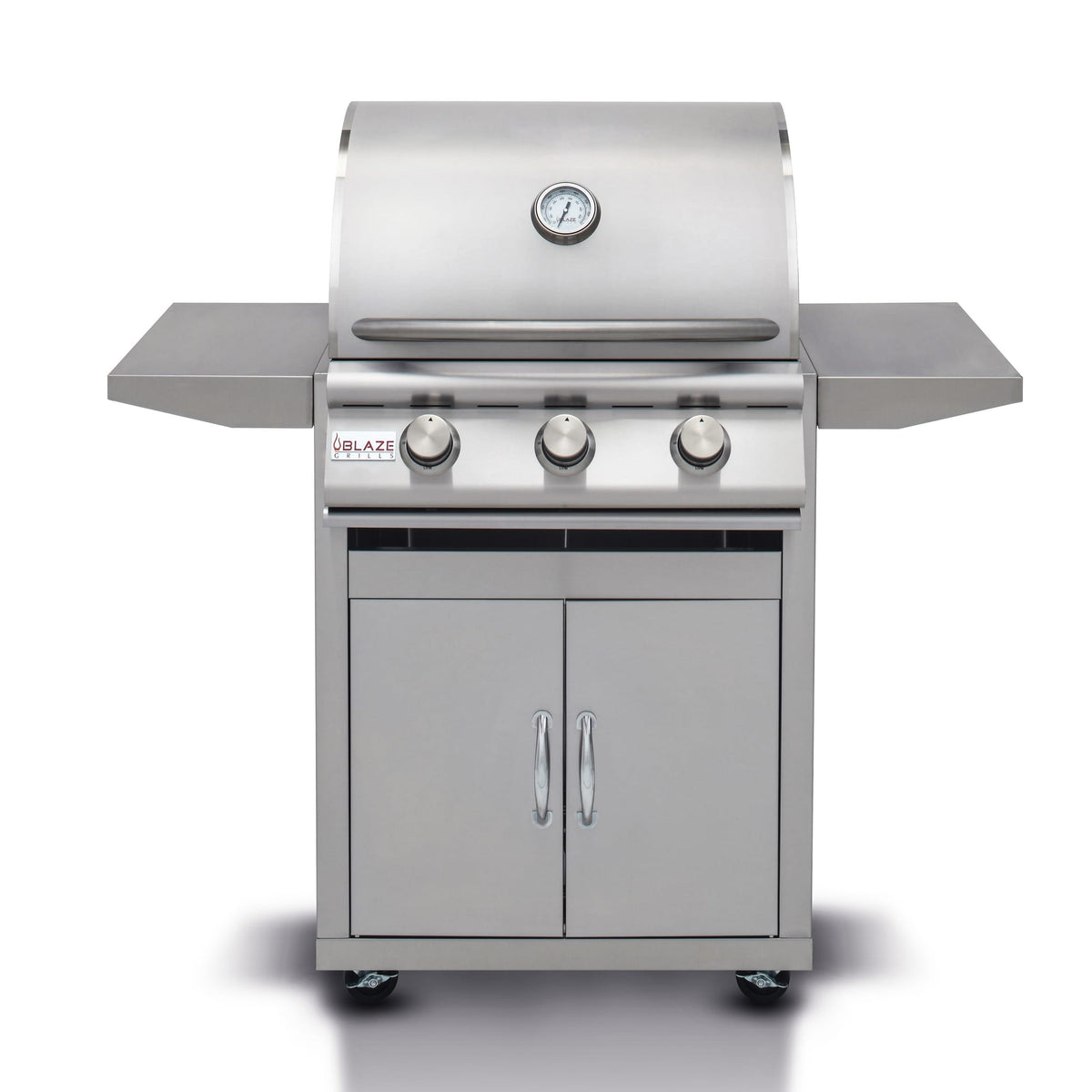 Blaze Prelude LBM 25-Inch 3-Burner Grill BLZ-3LBM+ BLZ-3-CART-SC