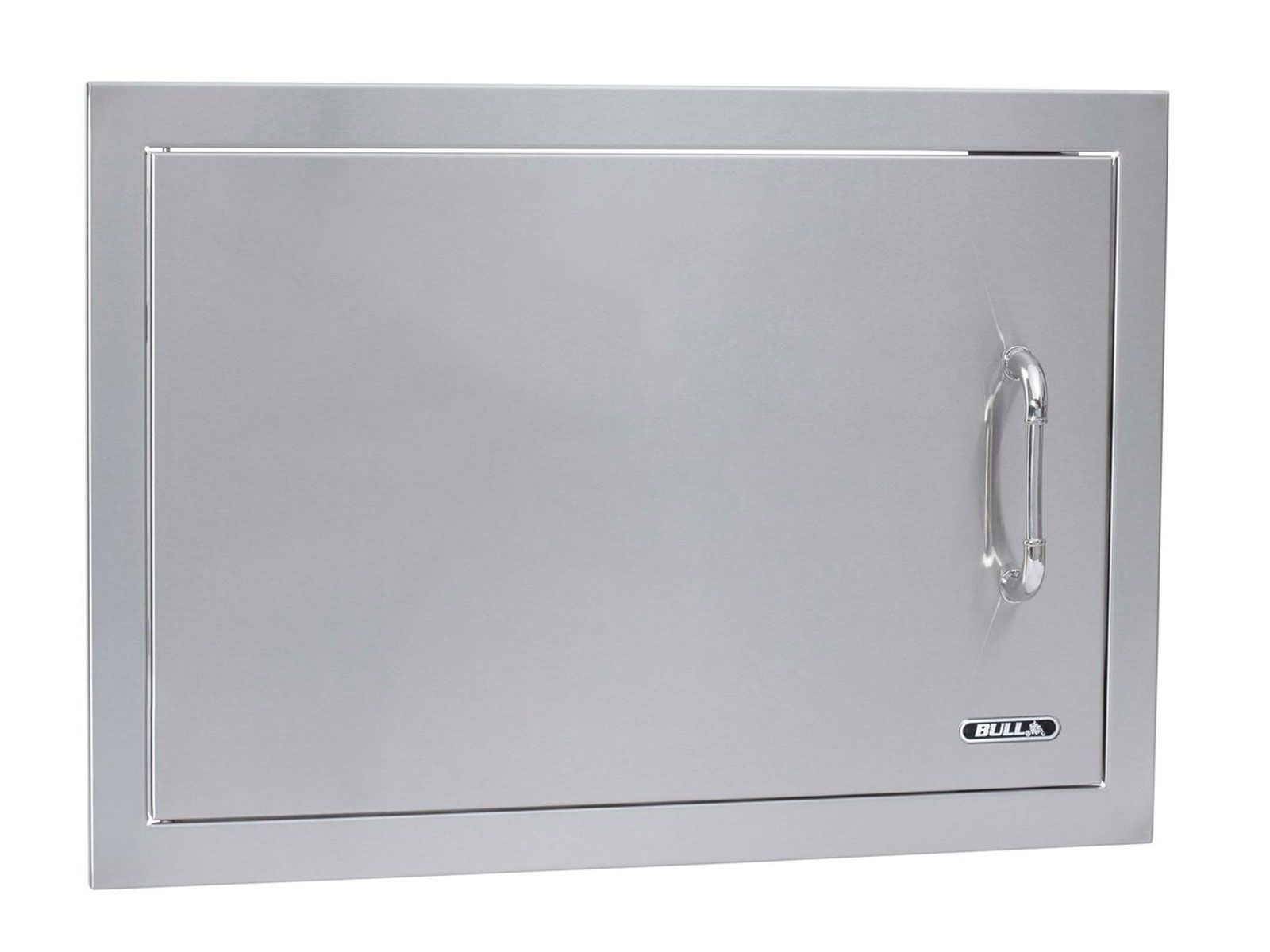 Bull 26-Stainless Steel Single Horizontal Access Door with Reveal - 89990 - Angled View