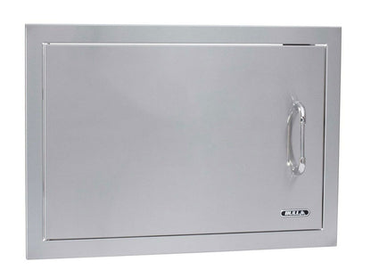 Bull 26-Stainless Steel Single Horizontal Access Door with Reveal - 89990 - Angled View