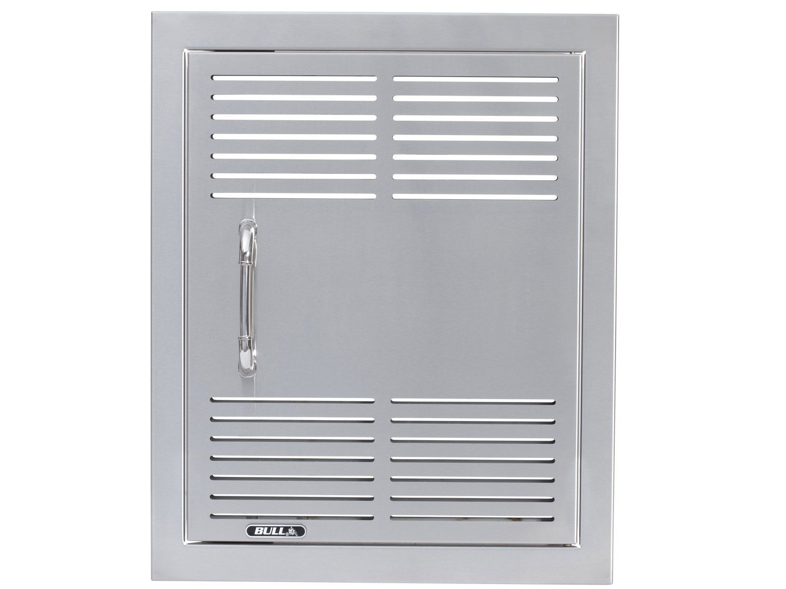 Bull 18-Inch Vented Stainless Steel Single Vertical Access Door with Reveal - 90000 - Front View