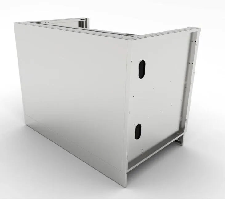 Sunstone 46″ Charcoal Grill Base Cabinet – SAC46CGDC - Back Angled
