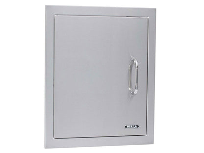 Bull 18-Inch Left Hinged Stainless Steel Single Vertical Access Door with Reveal - 98560 - Angled Perspective