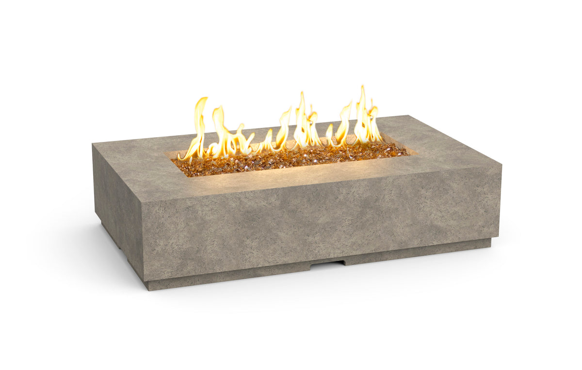 American Fyre Designs Legend Natural Gas Fire Table with Fyre Starter Ignition in Light Basalt - 581-LB-11-H7NC