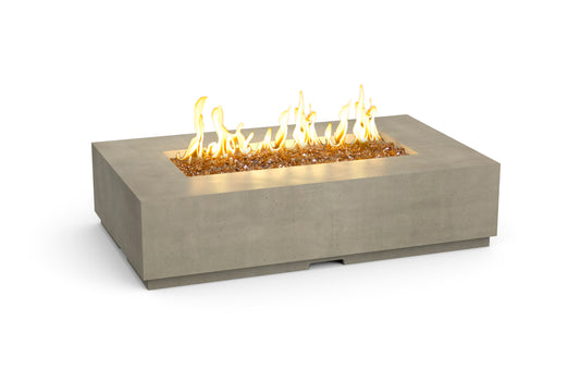 American Fyre Designs Legend Natural Gas Fire Table with Fyre Starter Ignition in Smoke - 581-SM-11-H7NC