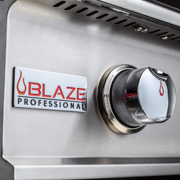 Blaze - BLZ-4LTE3MG - Premium LTE Marine Grade 32-Inch 4-Burner Built-In Gas Grill - Blaze Logo