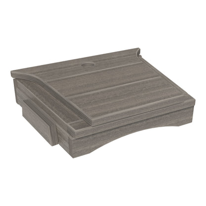 LuxCraft Balcony Tete-a-Tete Table - BTT - Coastal Gray