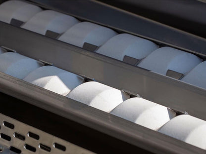 Bonfire Ceramic Briquettes on Stainless Steel Holder CBACB