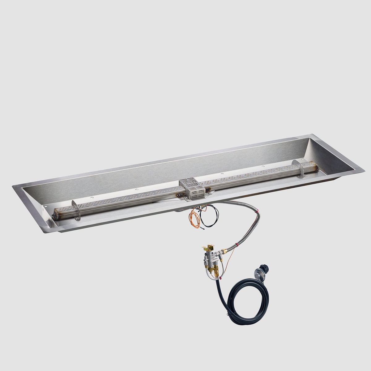 Outdoor GreatRoom Crystal Fire Plus 12 x 108-Inch Linear Stainless Steel Gas Burner - CFP12108 - image 6