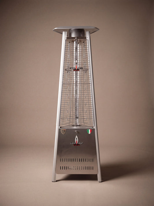 Lava Heat Italia Capri patio heater in Stainless Steel – product view