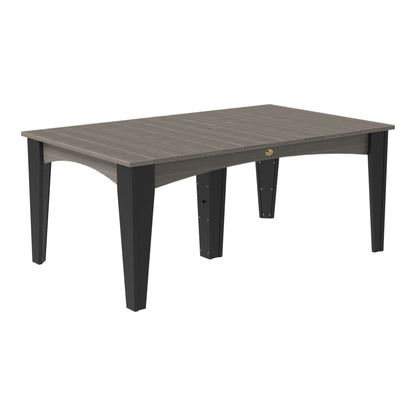 LuxCraft Island Dining Table (44″ x 72″ Rectangular) - IDT4472R