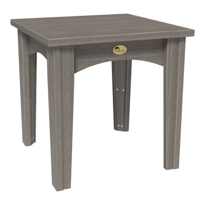 LuxCraft Island End Table - IET - Coastal Gray