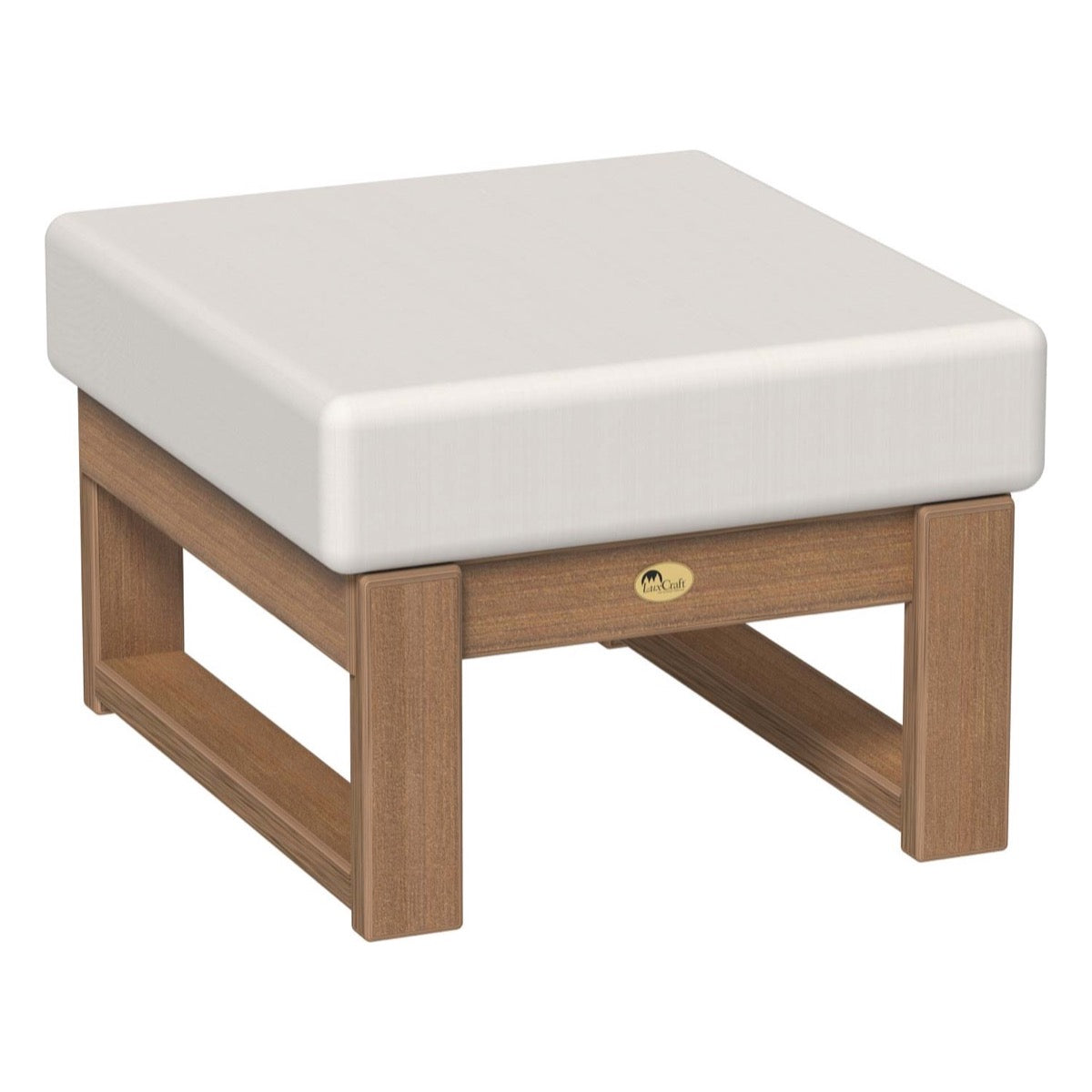 LuxCraft Lanai Deep Seating Ottoman - LDSO - Antique Mahogany