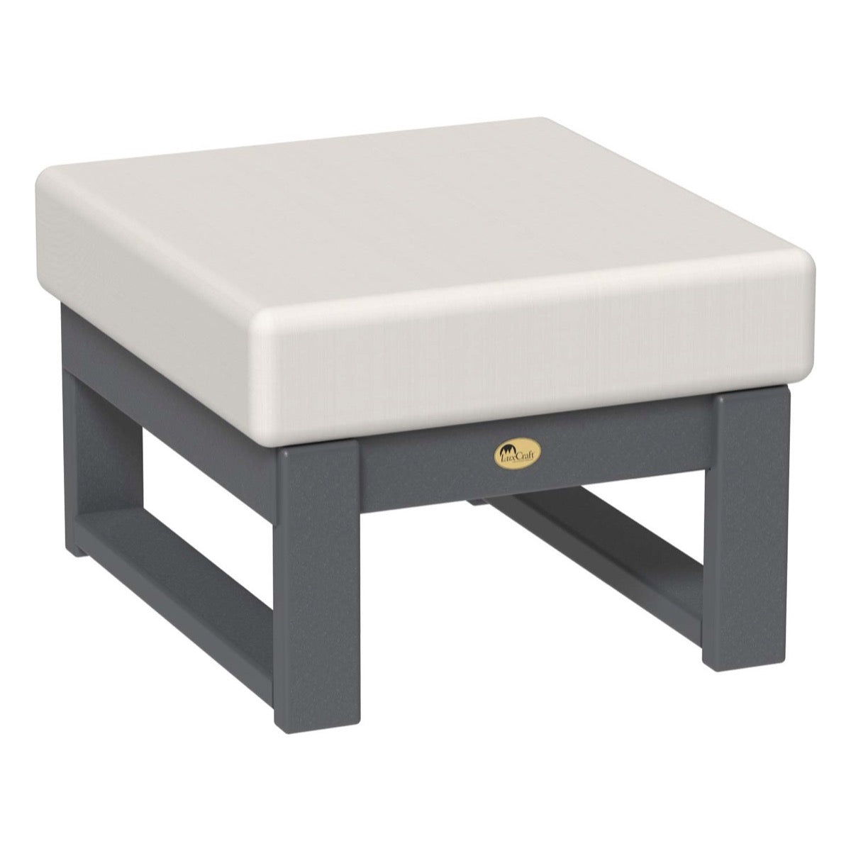 LuxCraft Lanai Deep Seating Ottoman - LDSO - Slate