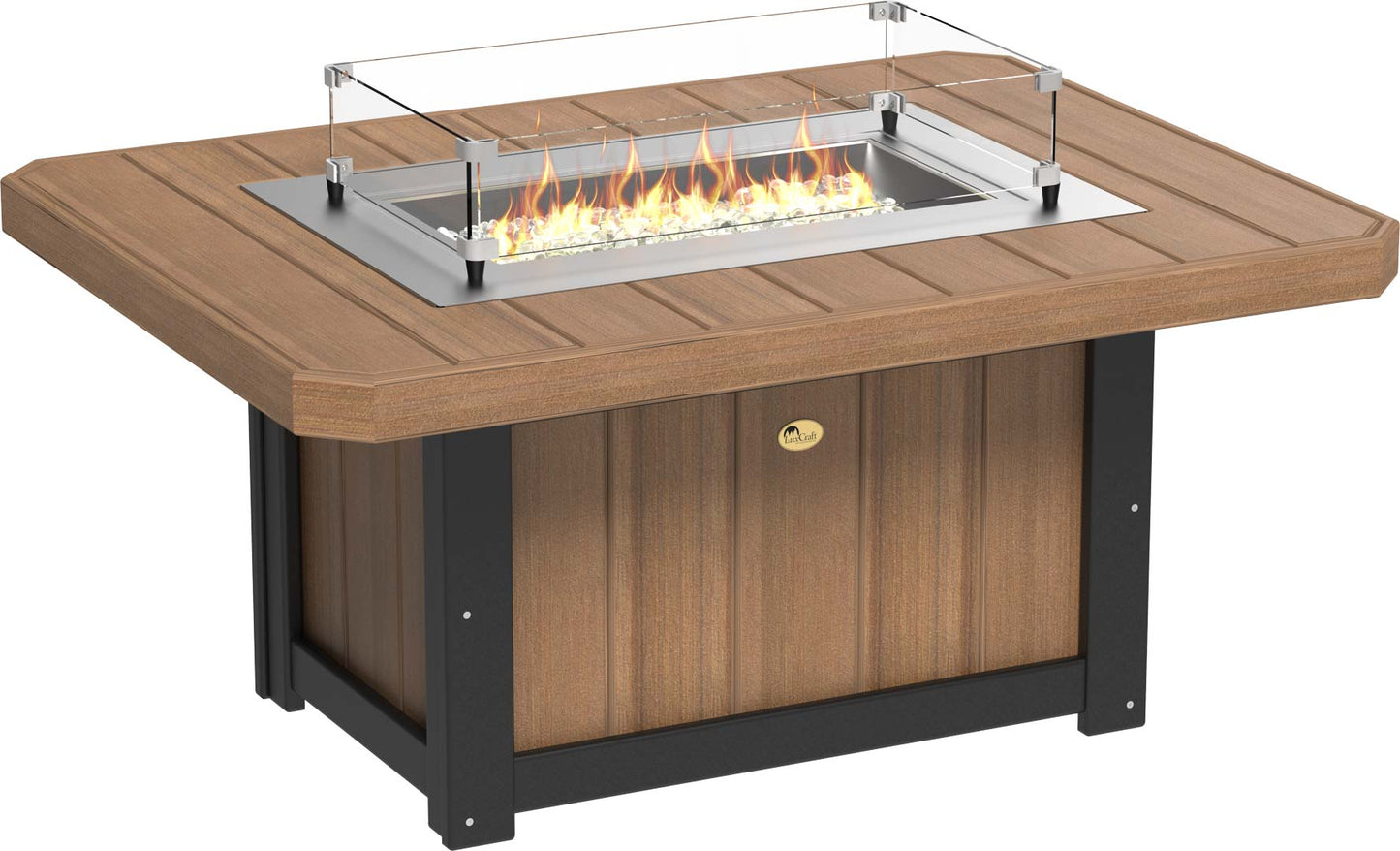 LuxCraft Lumin Fire Pit 51″ Rectangular - LFP51R