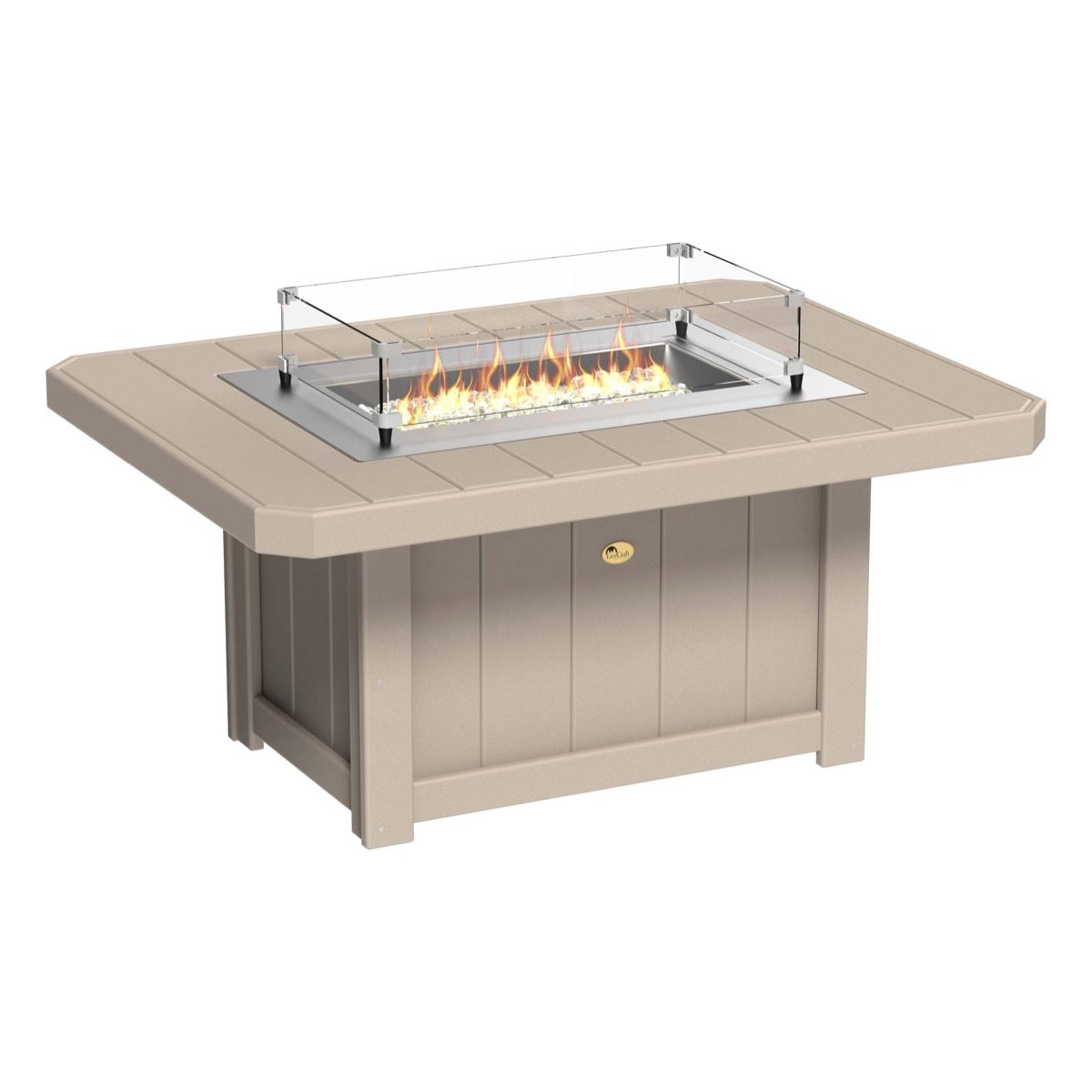 LuxCraft Lumin Fire Pit 51″ Rectangular - LFP51R