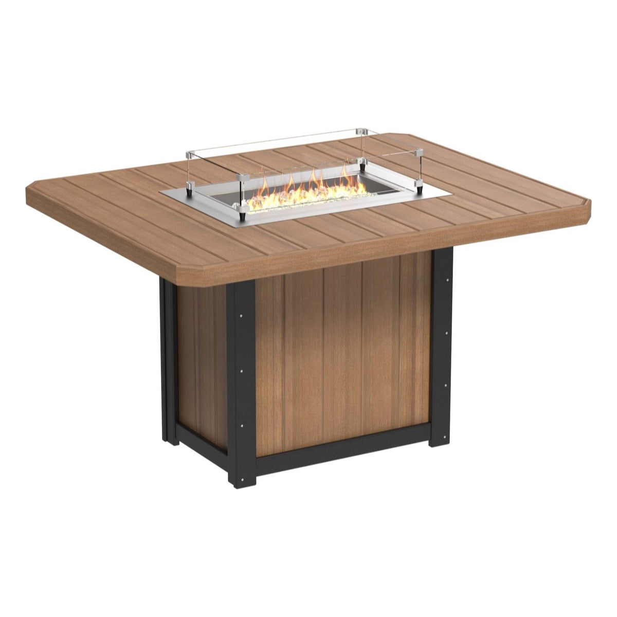 LuxCraft Lumin Fire Table 62″ Rectangular - LFT62R