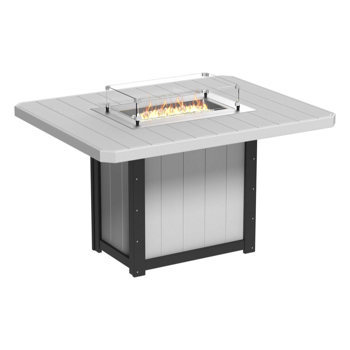 LuxCraft Lumin Fire Table 62″ Rectangular - LFT62R