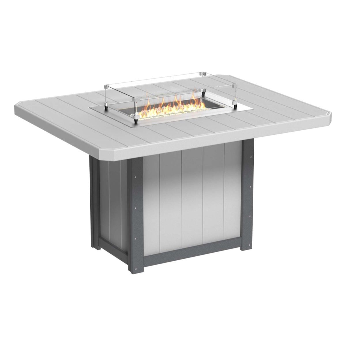 LuxCraft Lumin Fire Table 62″ Rectangular - LFT62R