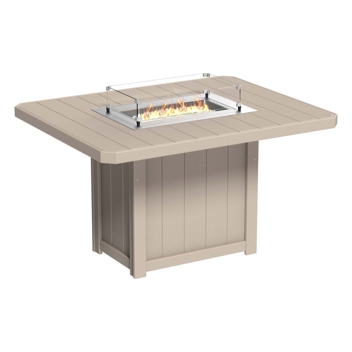 LuxCraft Lumin Fire Table 62″ Rectangular - LFT62R