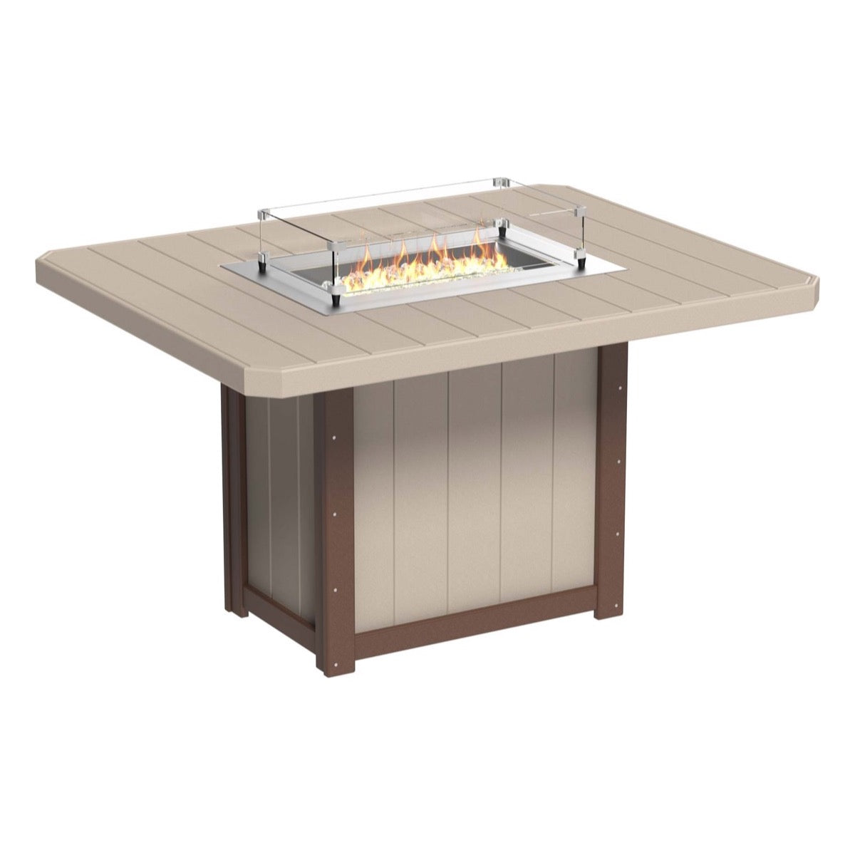 LuxCraft Lumin Fire Table 62″ Rectangular - LFT62R