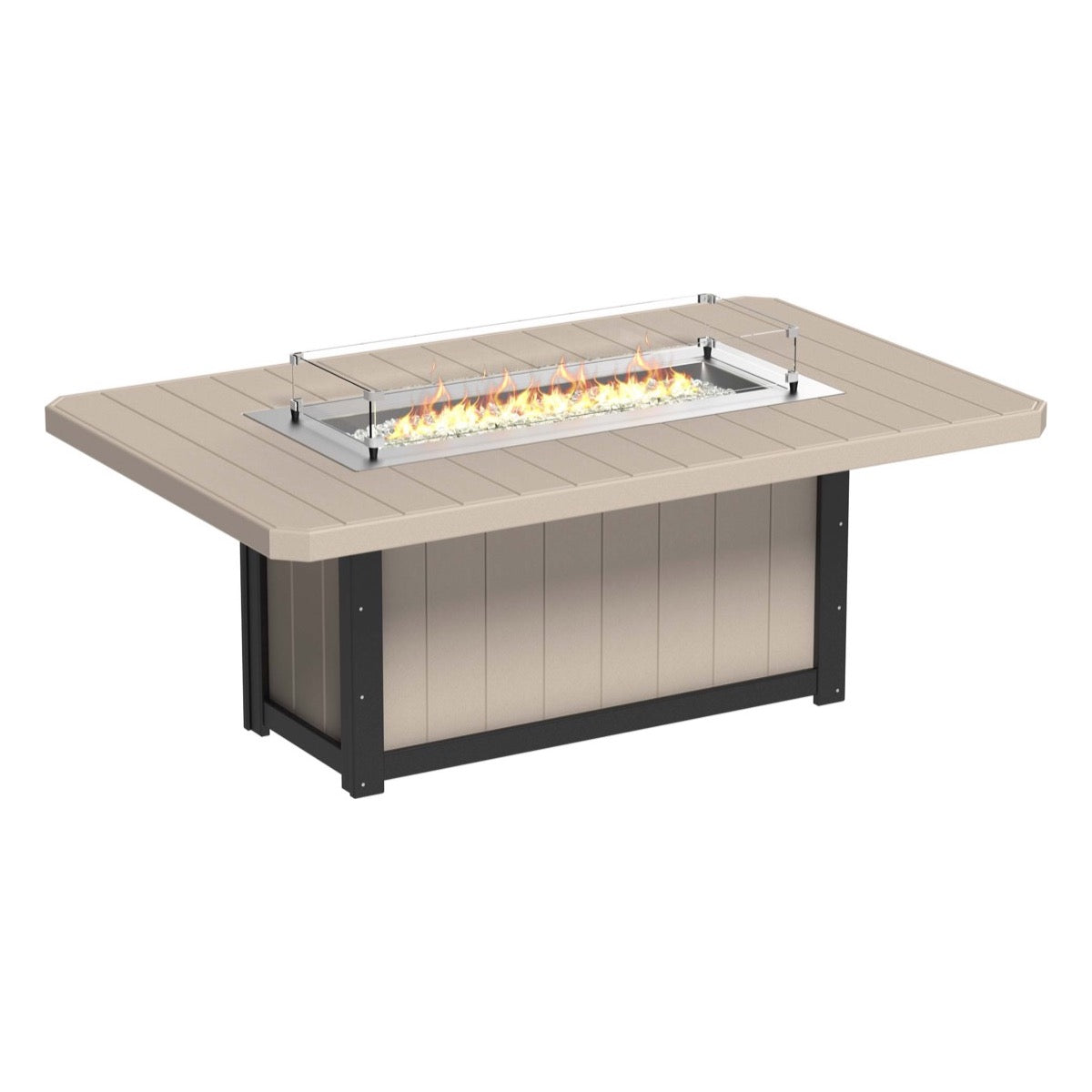 LuxCraft Lumin Fire Table 79″ Rectangular - LFT79R