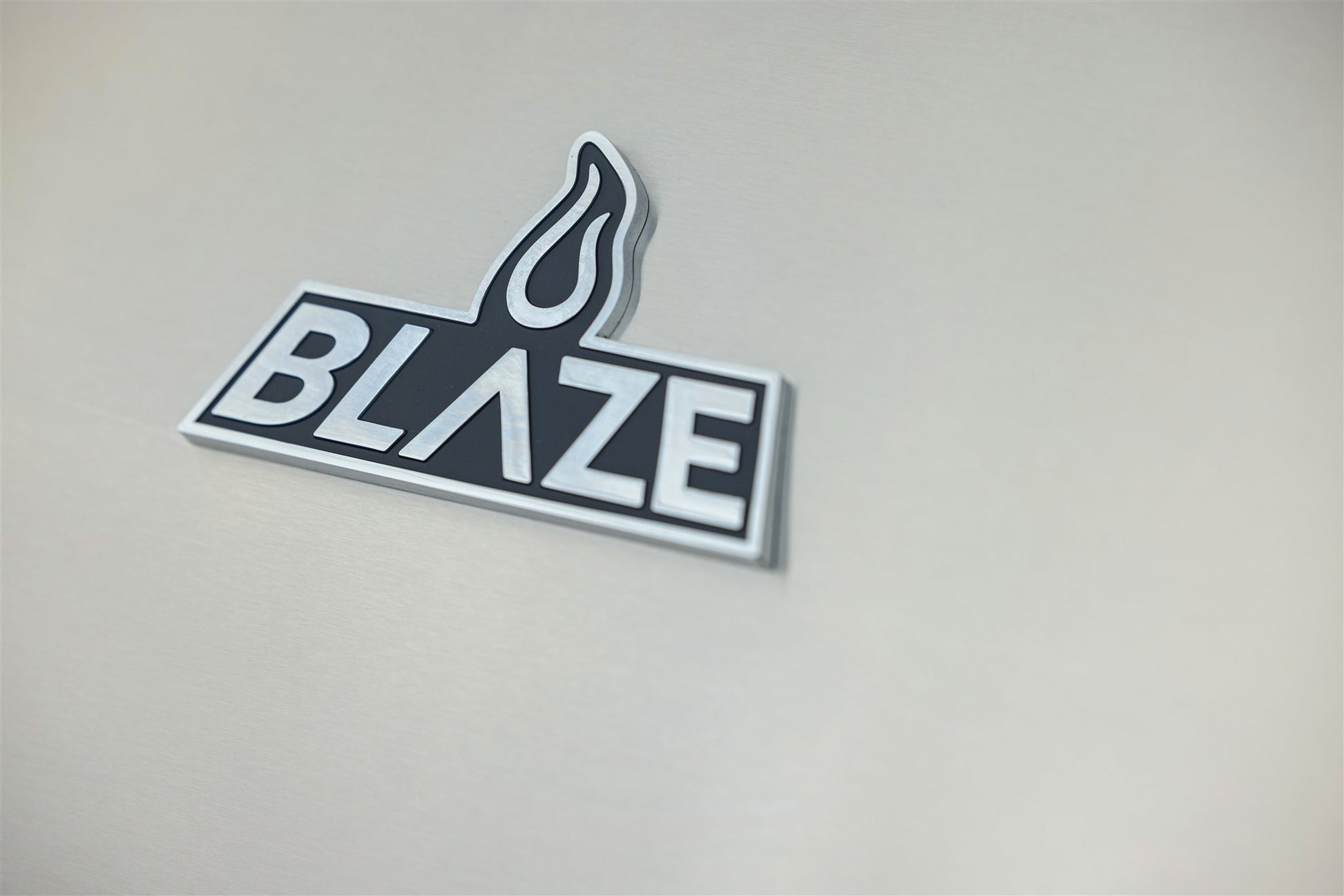 Blaze LTE PRO 40-Inch 5-Burner Built-In Gas Grill - BLZ-5LTEPRO - Logo Detail - Detail