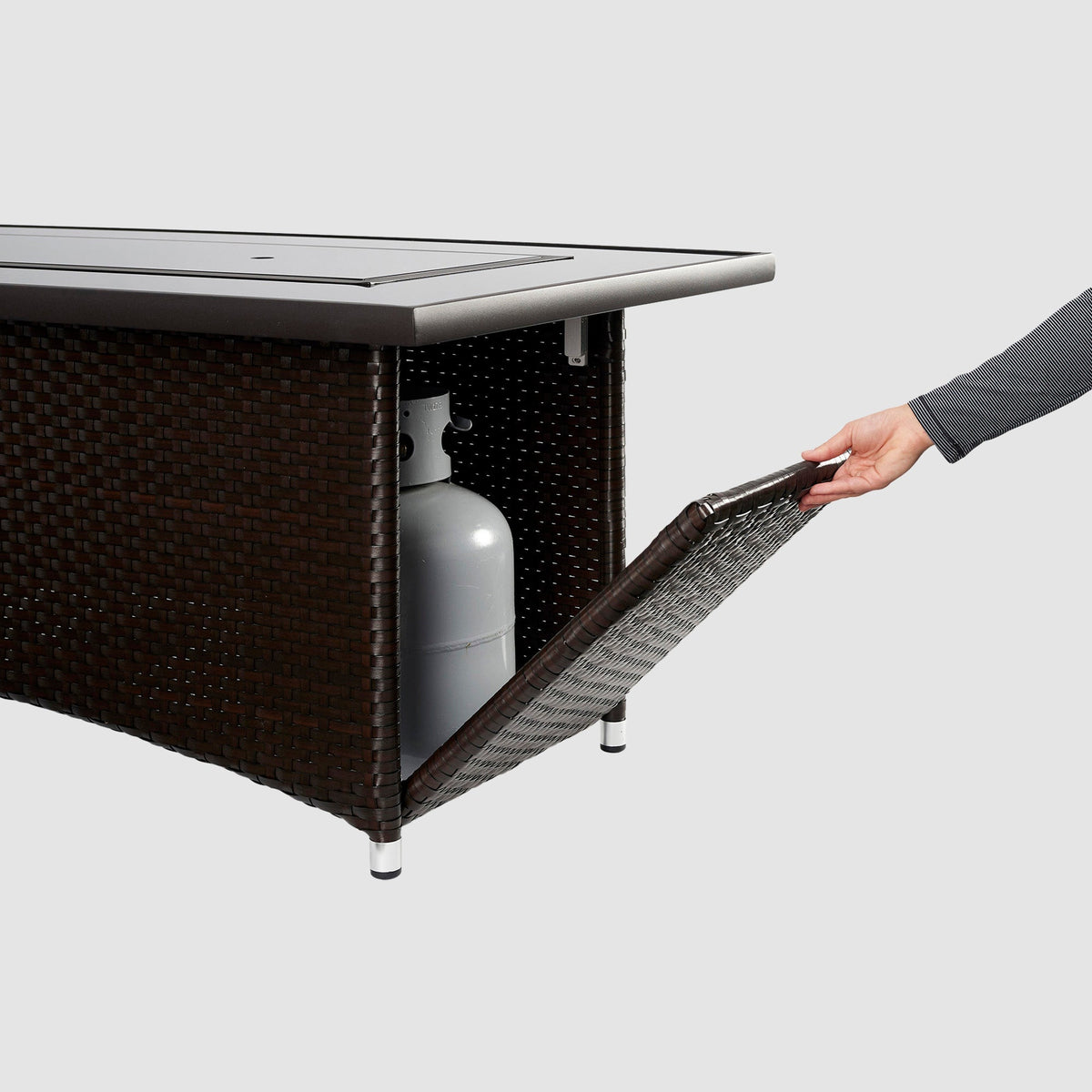 Outdoor GreatRoom Montego Linear Fire Pit Table in Balsam - MG-1242-BLSM-K - image 4