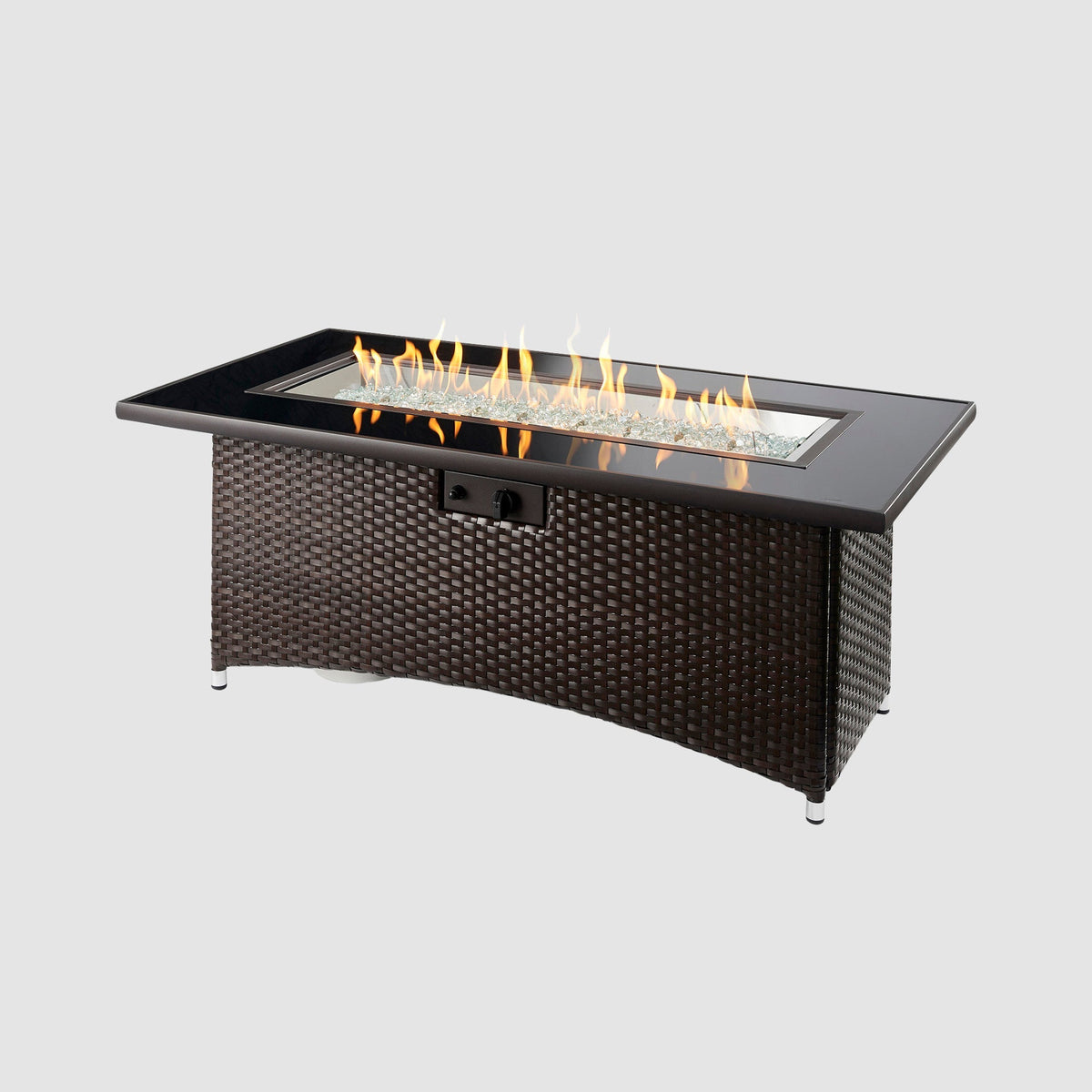Outdoor GreatRoom Montego Linear Fire Pit Table in Balsam - MG-1242-BLSM-K