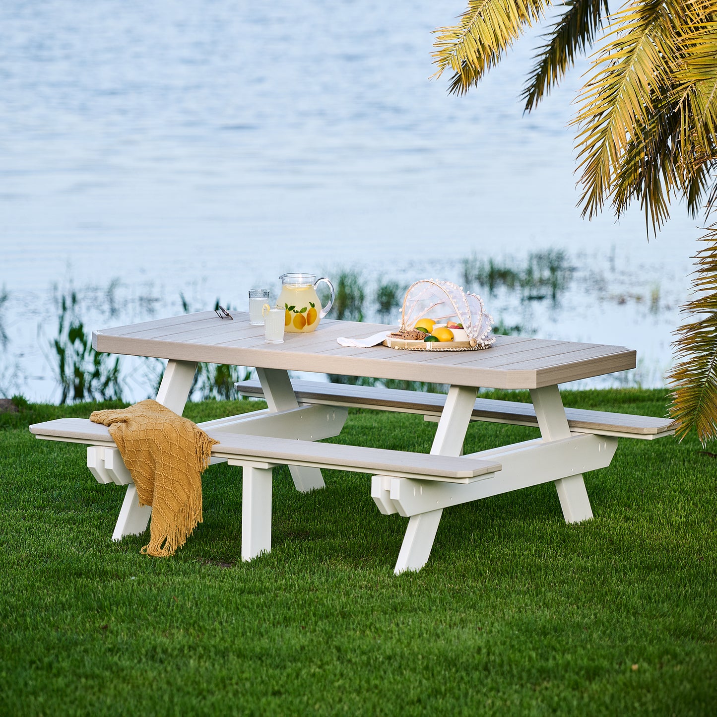 LuxCraft 6′ Rectangular Picnic Table - P6RPT