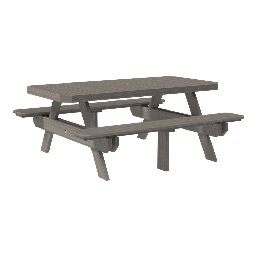 LuxCraft 6′ Rectangular Picnic Table - P6RPT