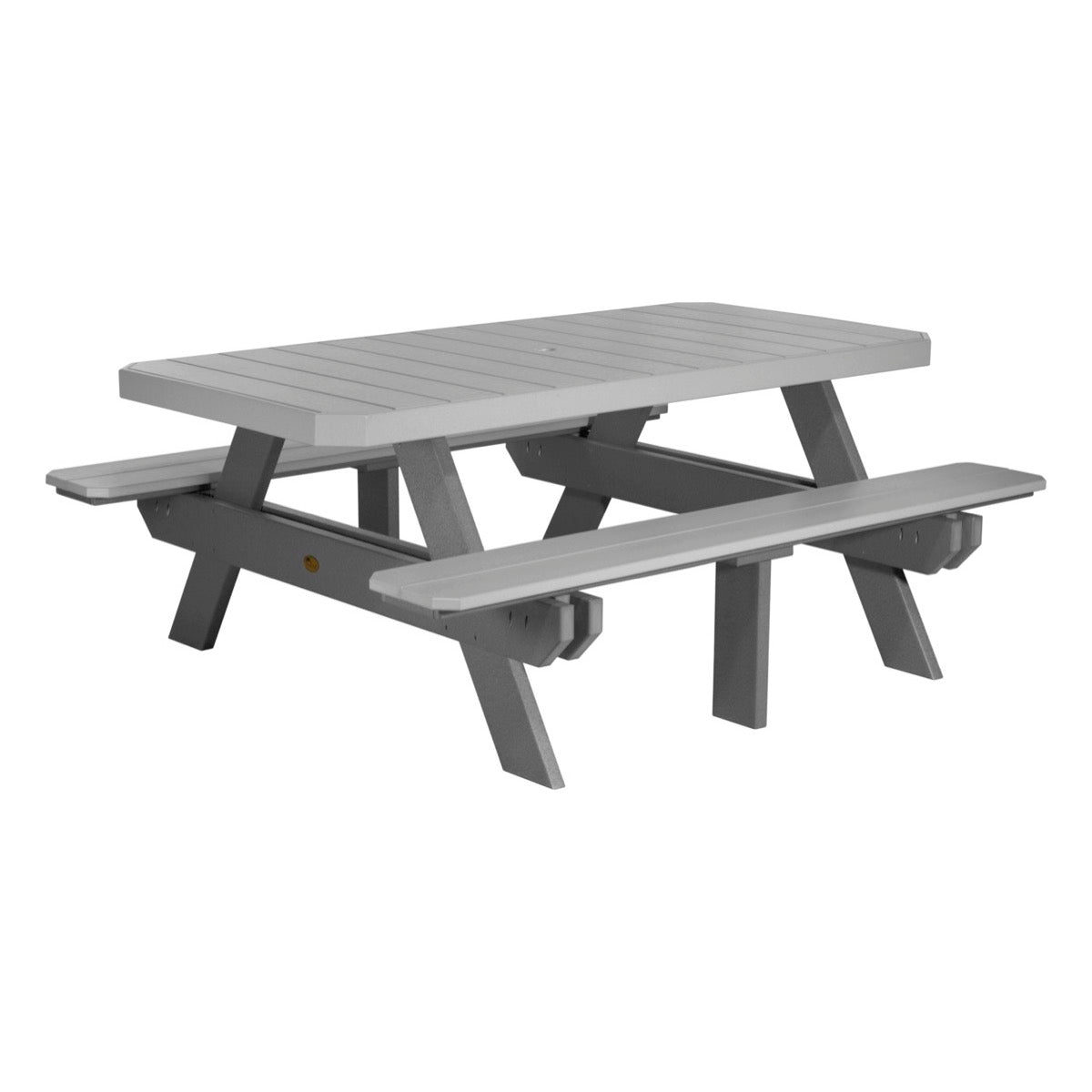 LuxCraft 6′ Rectangular Picnic Table - P6RPT