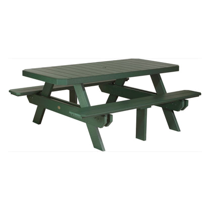 LuxCraft 6′ Rectangular Picnic Table - P6RPT