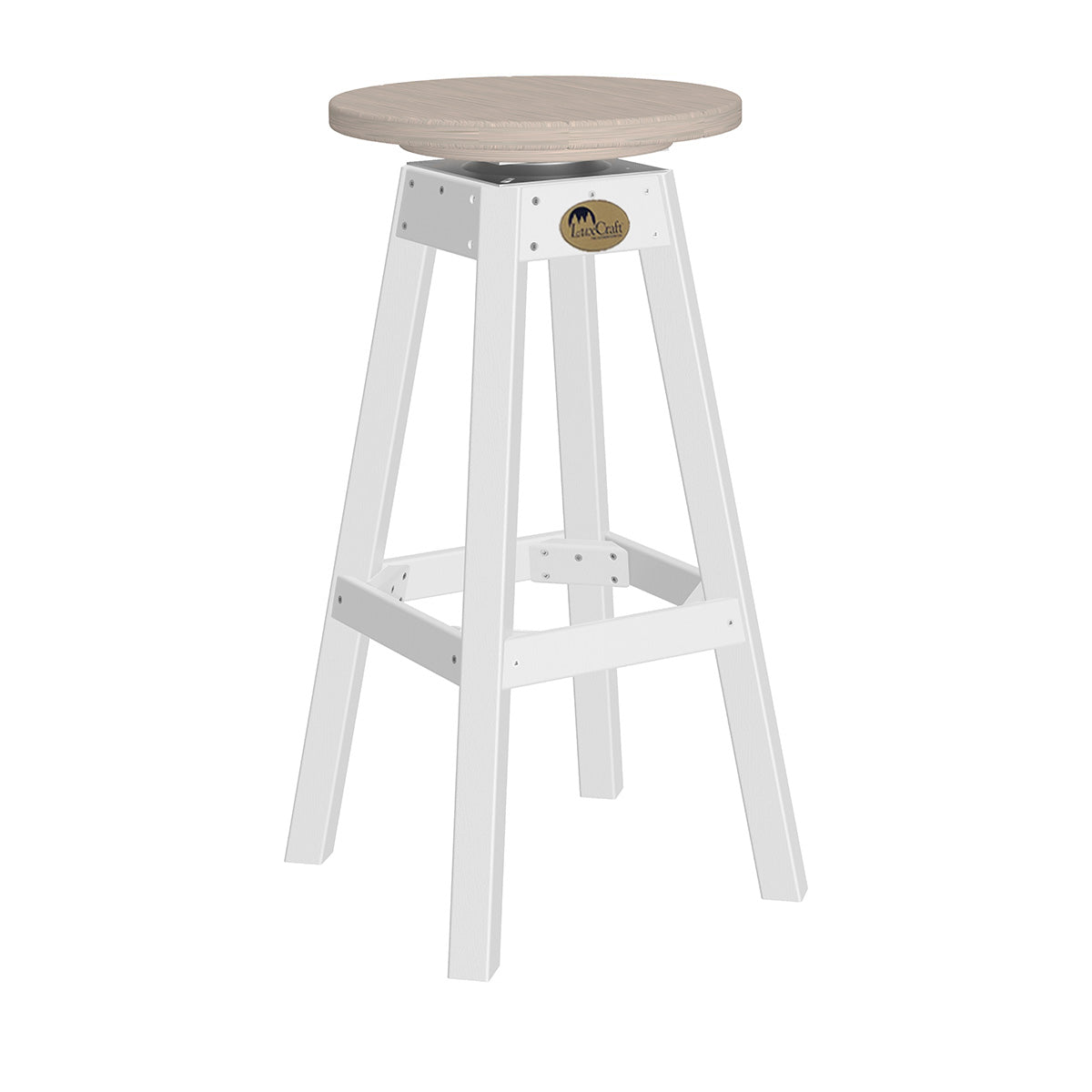 LuxCraft Bar Stool - PBS - Birch / White