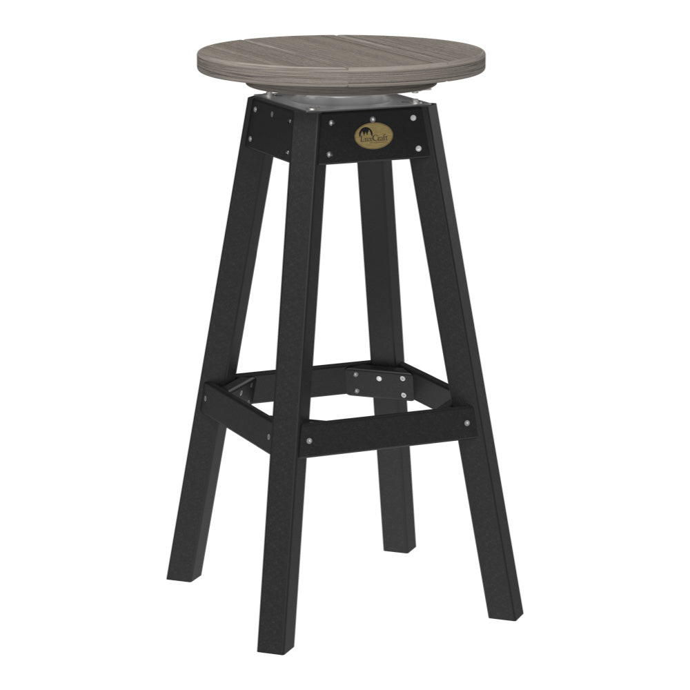 LuxCraft Bar Stool - PBS - Coastal Gray / Black