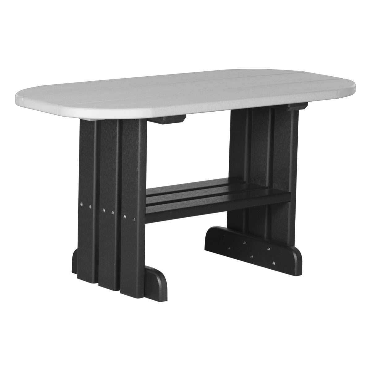 LuxCraft Coffee Table - PCT - Dove Gray / Black