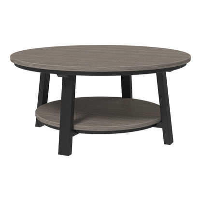 LuxCraft Deluxe Conversation Table - PDCT - Coastal Gray / Black