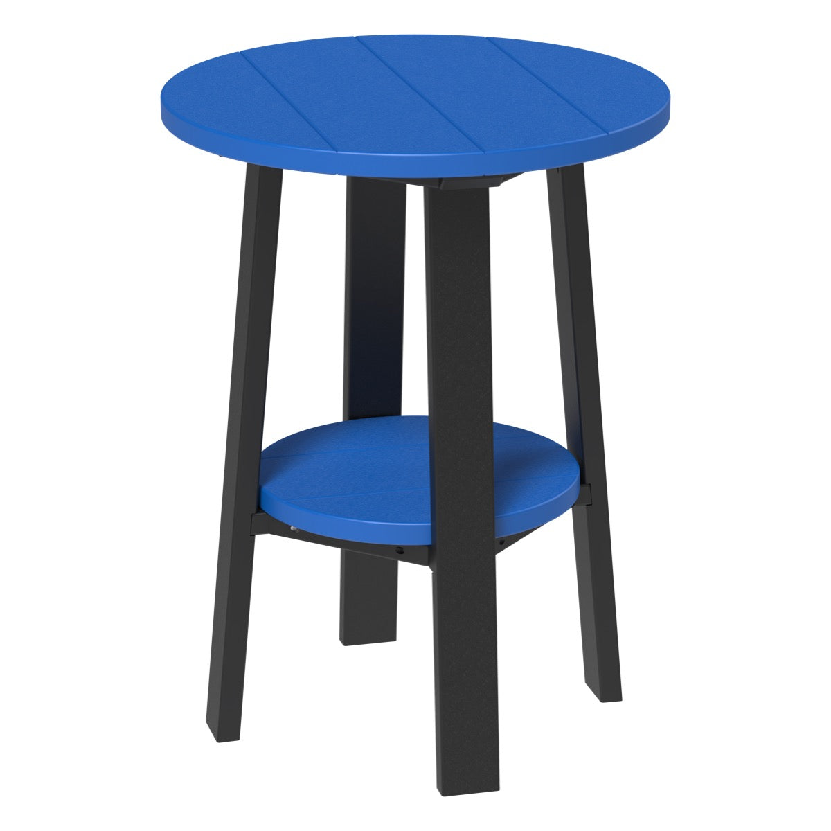 LuxCraft Deluxe End Table 28″ - PDET28 - Blue / Black