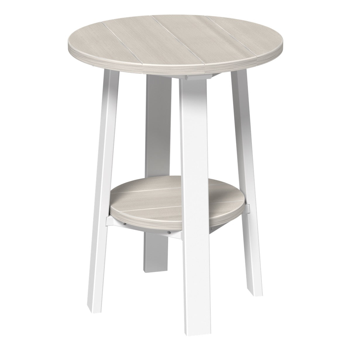 LuxCraft Deluxe End Table 28″ - PDET28 - Birch / White