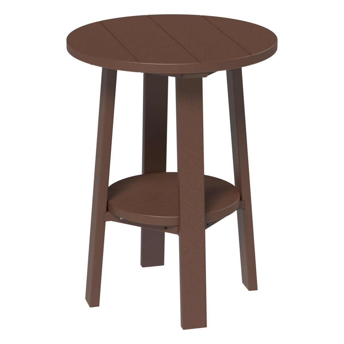 LuxCraft Deluxe End Table 28″ - PDET28 - Chestnut Brown