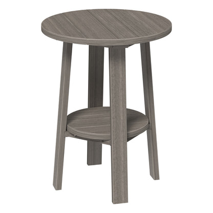 LuxCraft Deluxe End Table 28″ - PDET28 - Coastal Gray