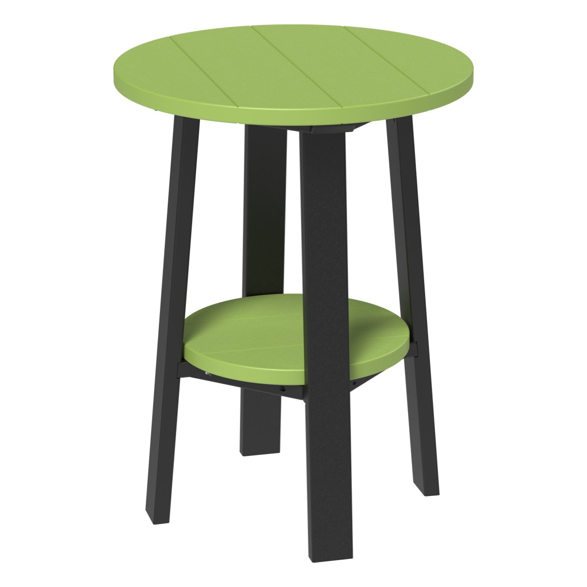 LuxCraft Deluxe End Table 28″ - PDET28 - Lime Green / Black