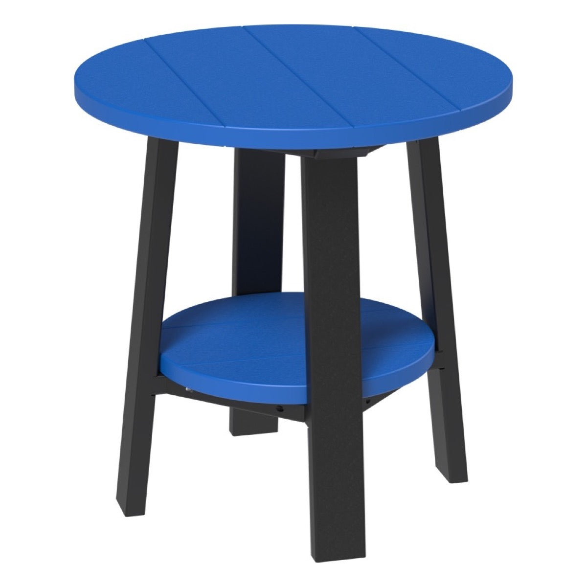 LuxCraft Deluxe End Table - PDET - Blue / Black