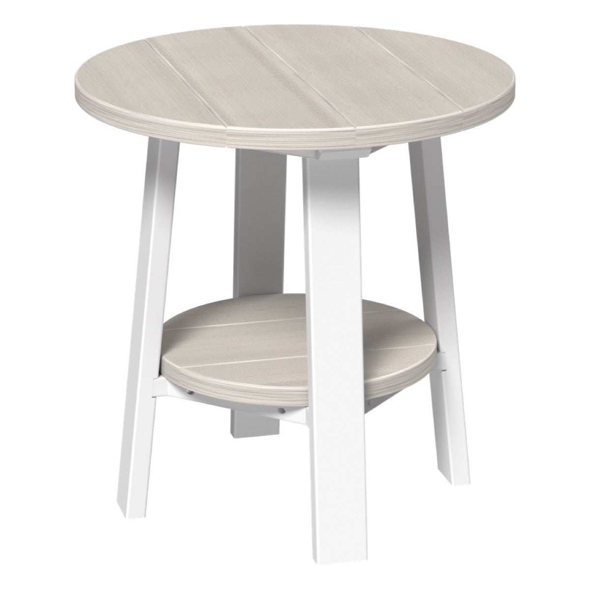 LuxCraft Deluxe End Table - PDET - Birch / White