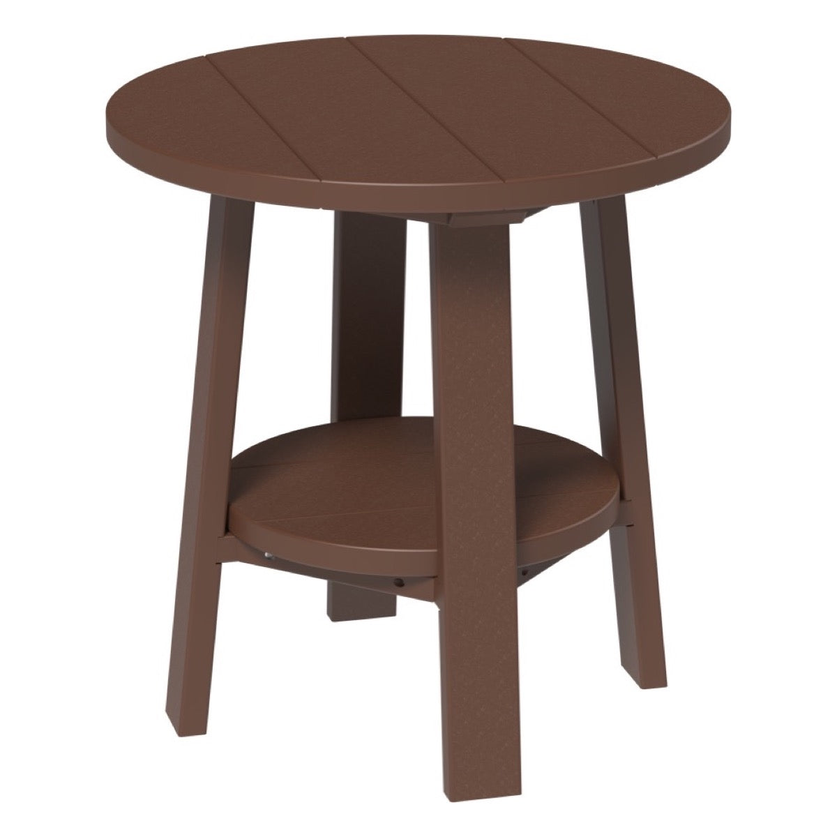 LuxCraft Deluxe End Table - PDET - Chestnut Brown