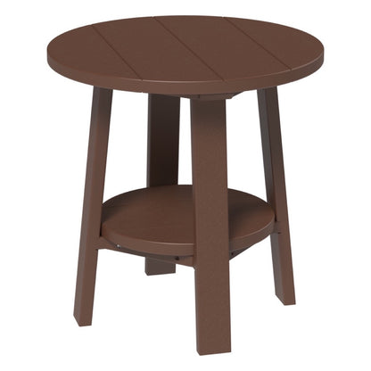 LuxCraft Deluxe End Table - PDET - Chestnut Brown