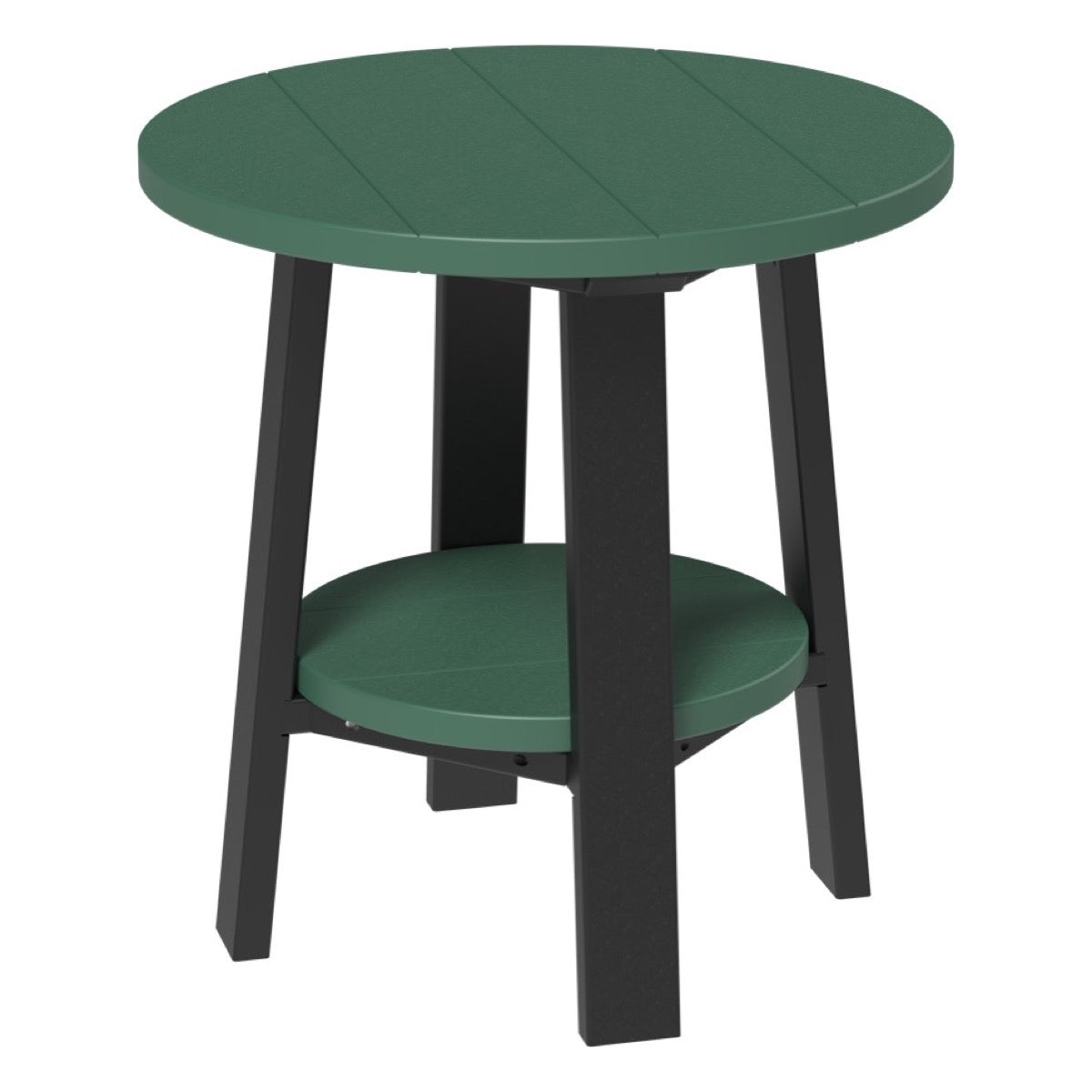 LuxCraft Deluxe End Table - PDET - Green / Black