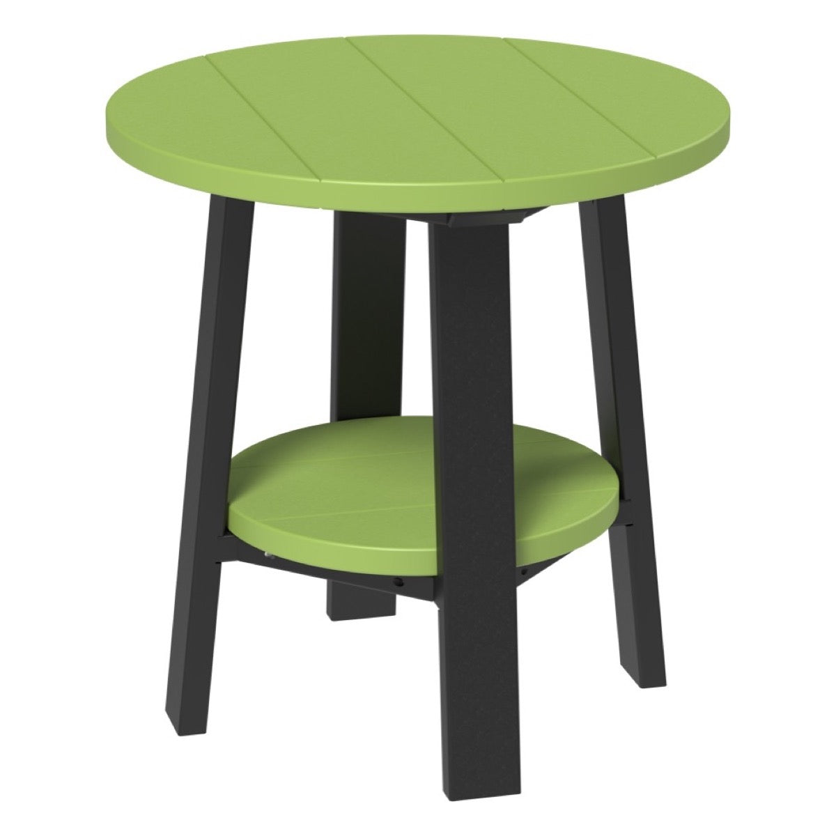 LuxCraft Deluxe End Table - PDET - Lime Green / Black