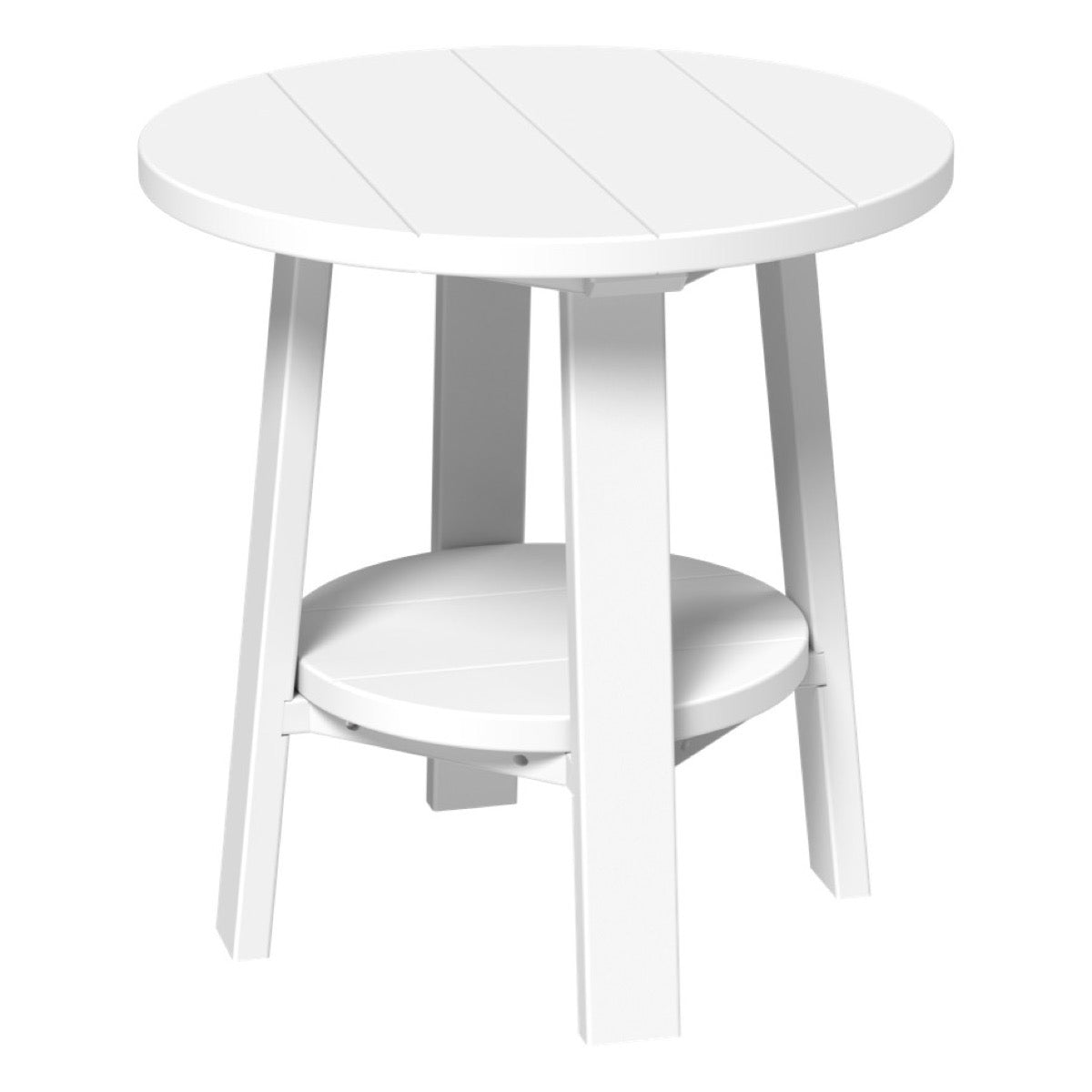 LuxCraft Deluxe End Table - PDET - White